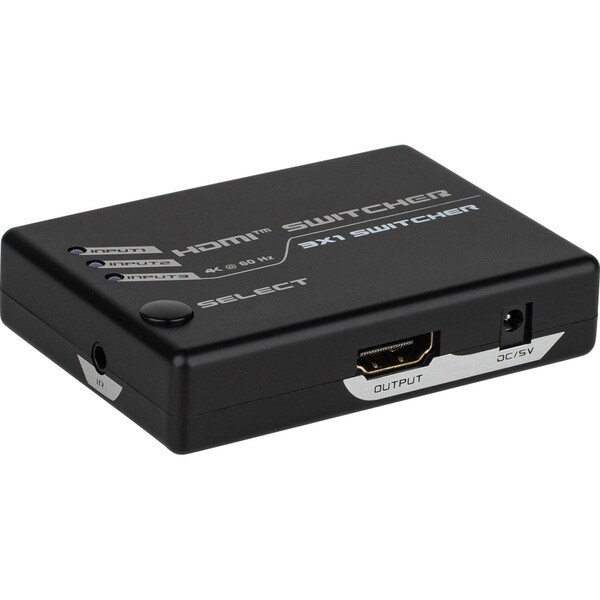 Main product image for HDMI 2.0 Premium 4K 60 Hz 3-Input 1-Output HDCP 2.2 180-1122